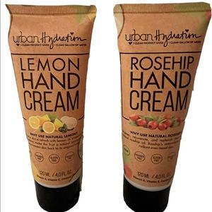 Urban Hydration Rosehip and Lemon Hand Cream 4 fl oz each X 2